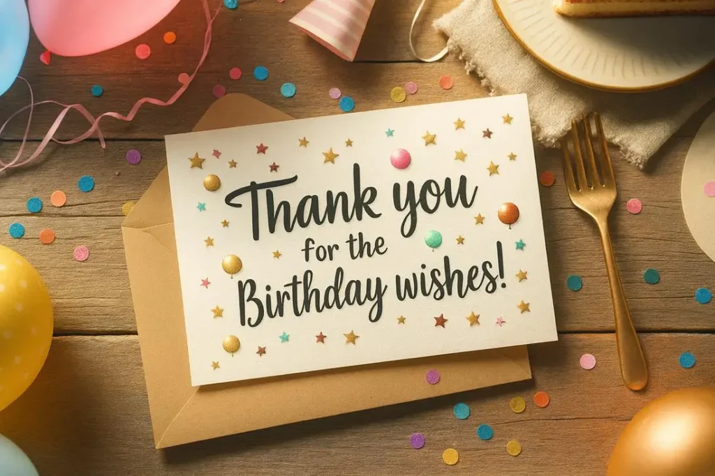 Celebration Appreciation for Birthday Wishes