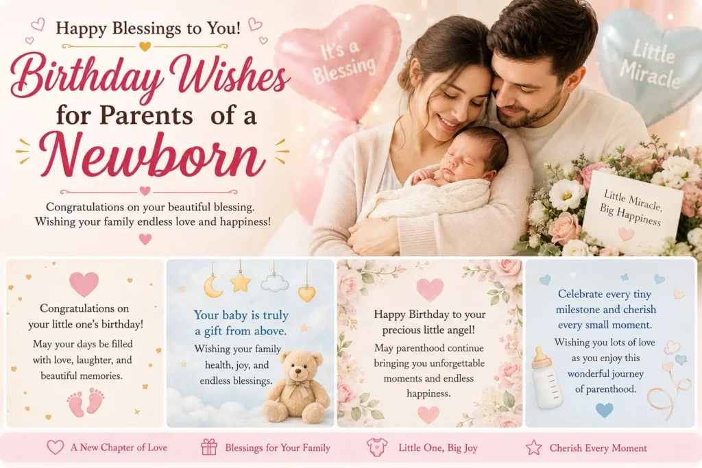Birthday Wishes for Parents of A Newborn