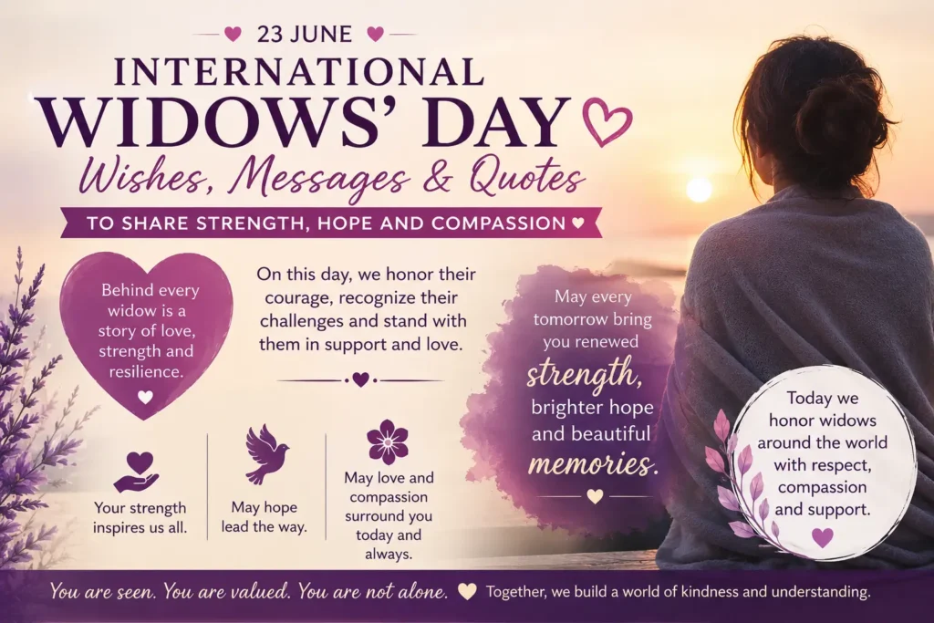  Supportive International Widows' Day Messages