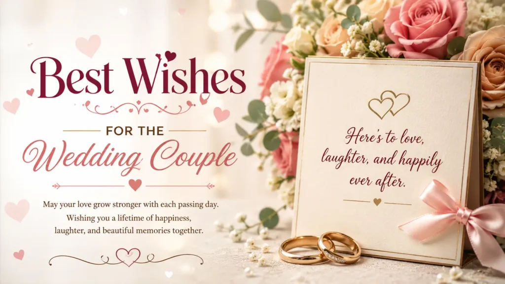 Best Wishes for the Wedding Couple Captions