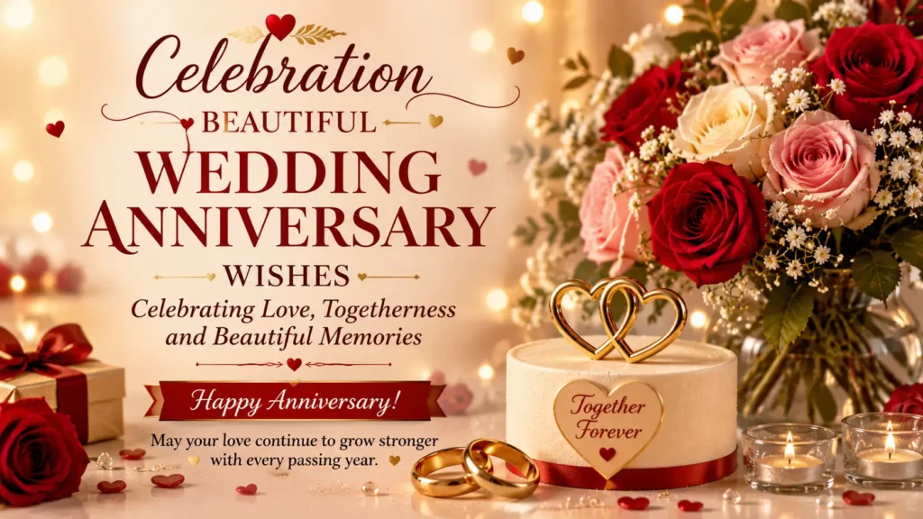 Celebration Beautiful Wedding Anniversary Wishes