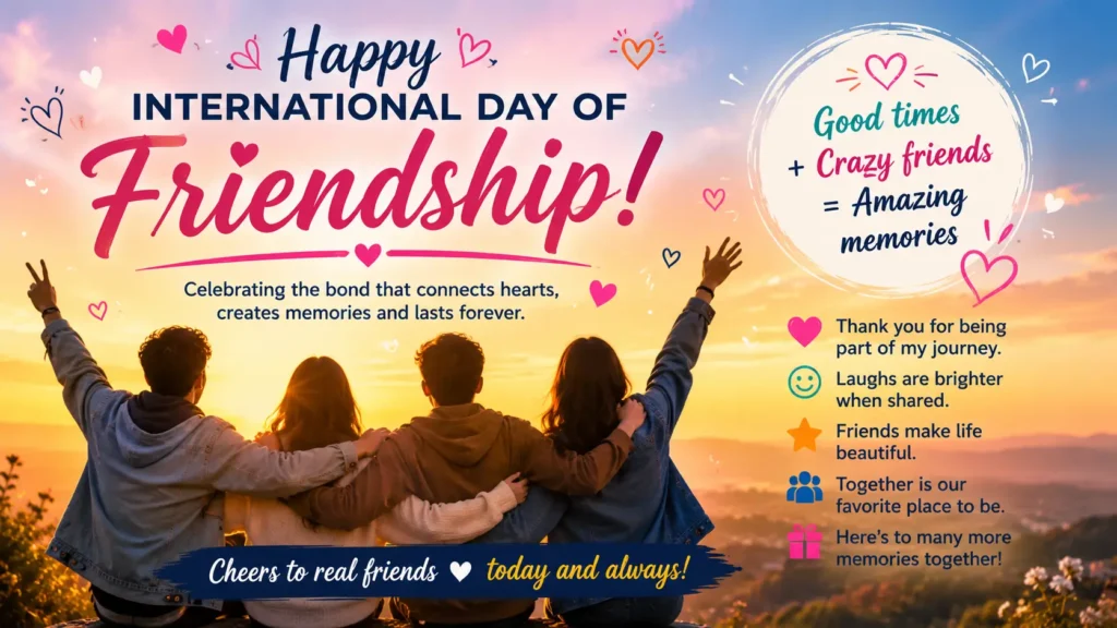 Celebration Wishes for International Day of Friendship