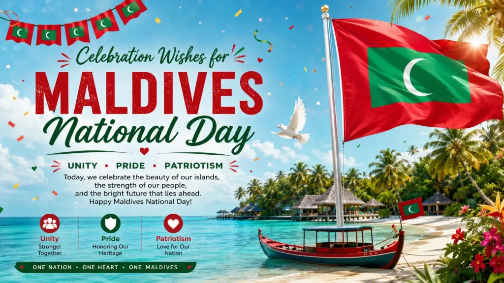 Celebration Wishes for Maldives National Day