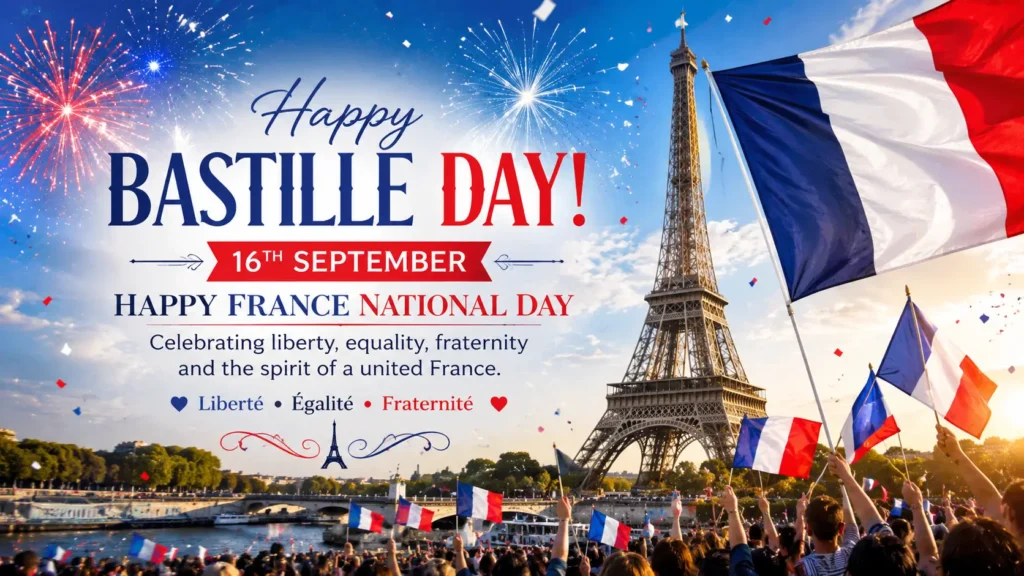 Celebration Wishes for the France National Day 
