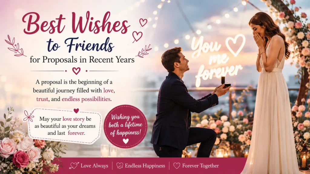 Congratulations Messages for a Friend's Proposal