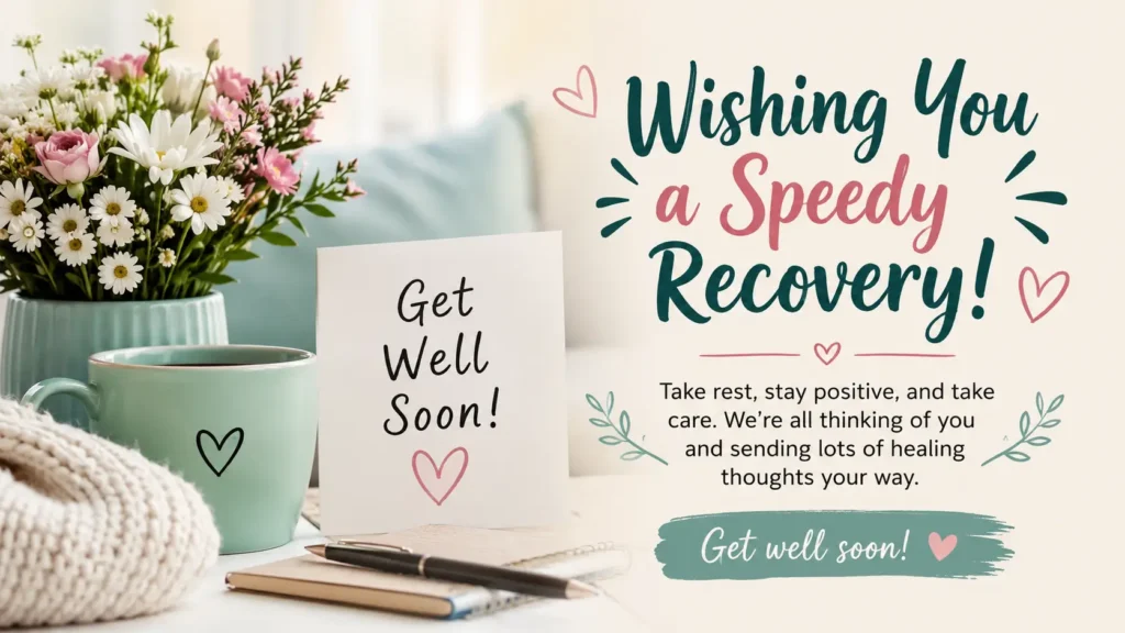 Get Well Soon Wishes for Social Media Captions
