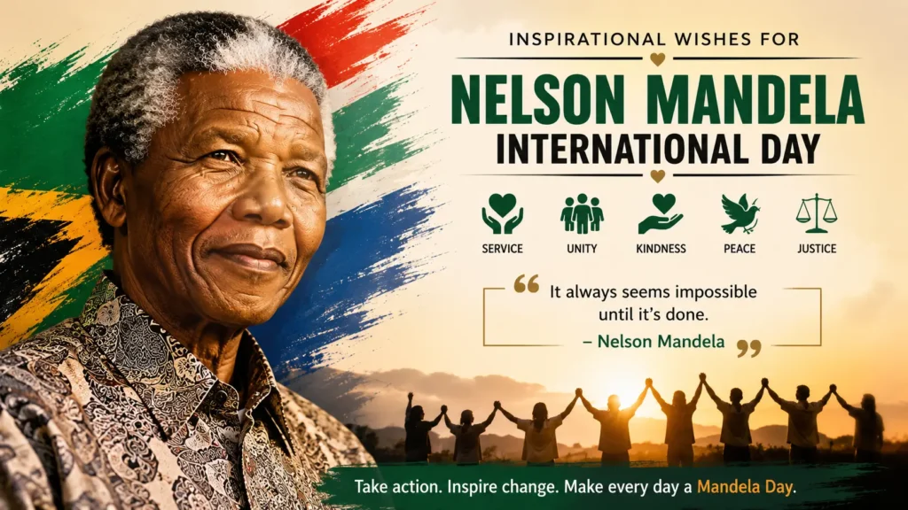 Inspirational Wishes for Nelson Mandela International Day