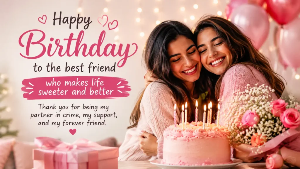Sweet & Loving Best Friends Birthday Wishes