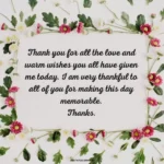 appreciation message for birthday wishes