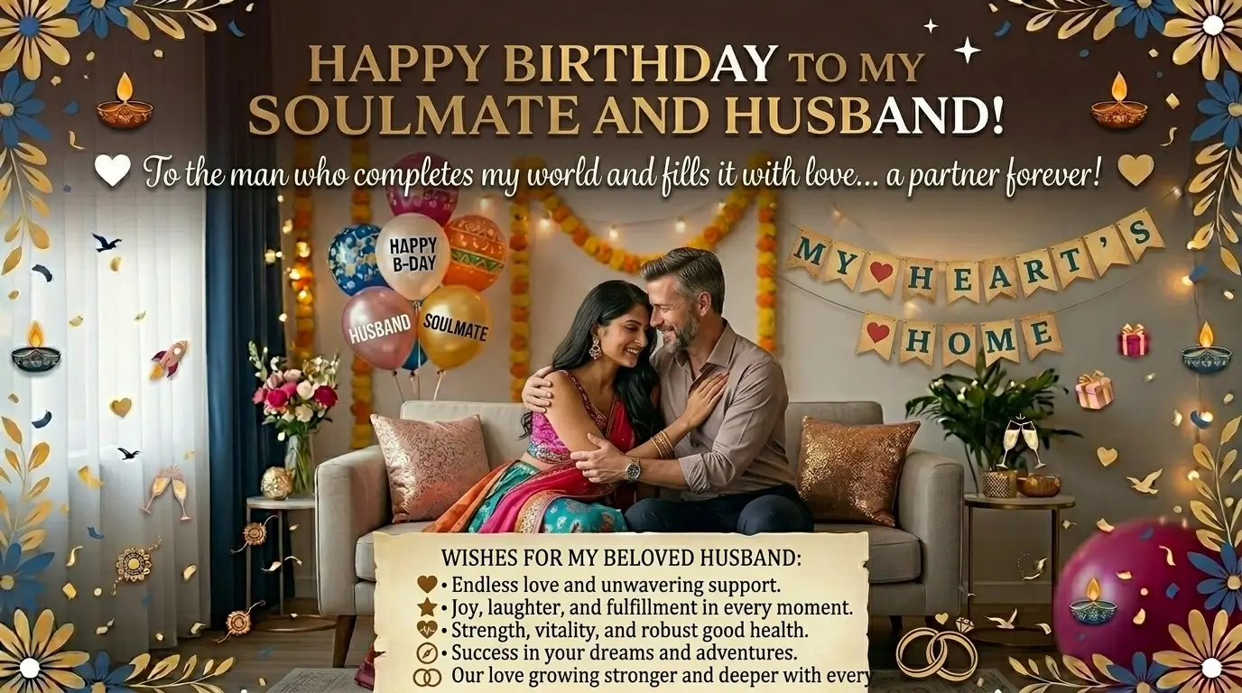 heart touching husband birthday wishes