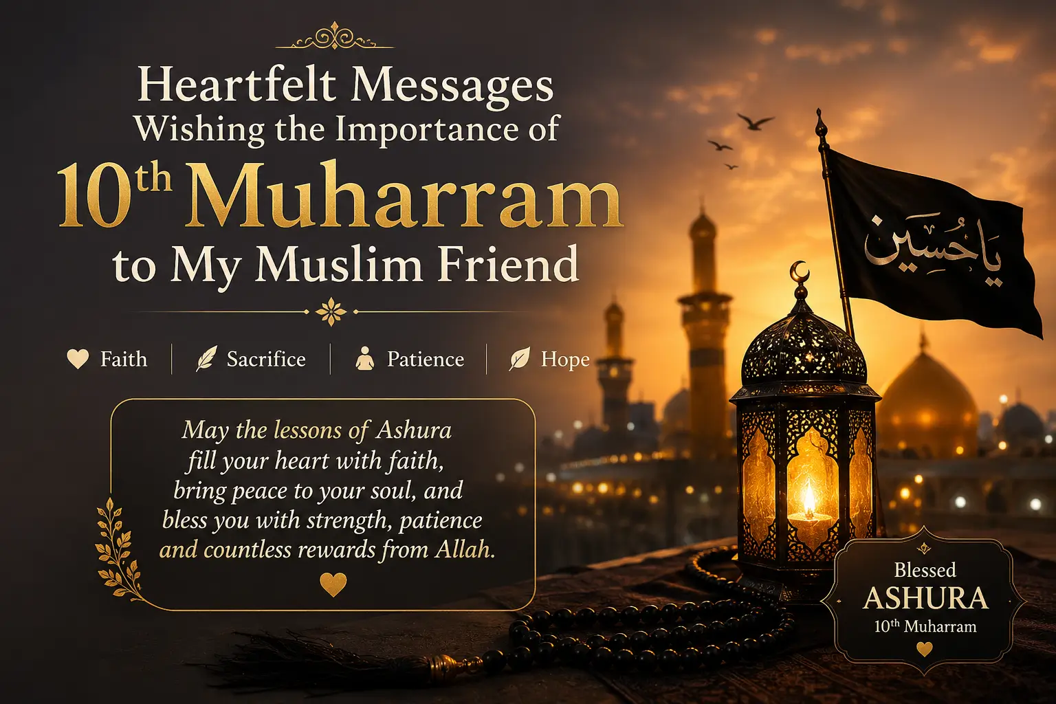 wishing the importance of 10th Muharram to muslim friend