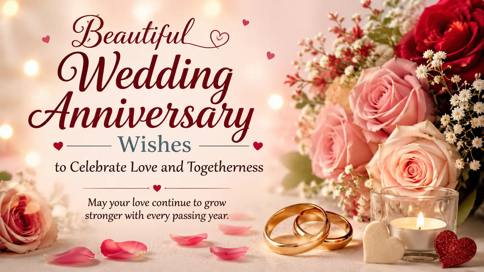 Beautiful Wedding Anniversary Wishes