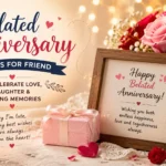 belated anniversary wishes for Friends