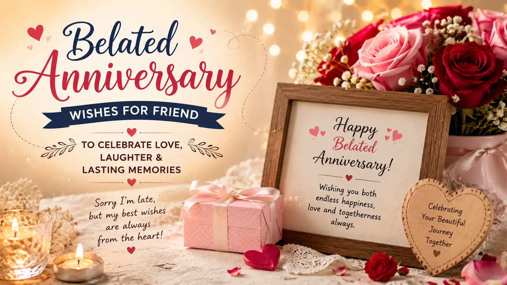 belated anniversary wishes for Friends