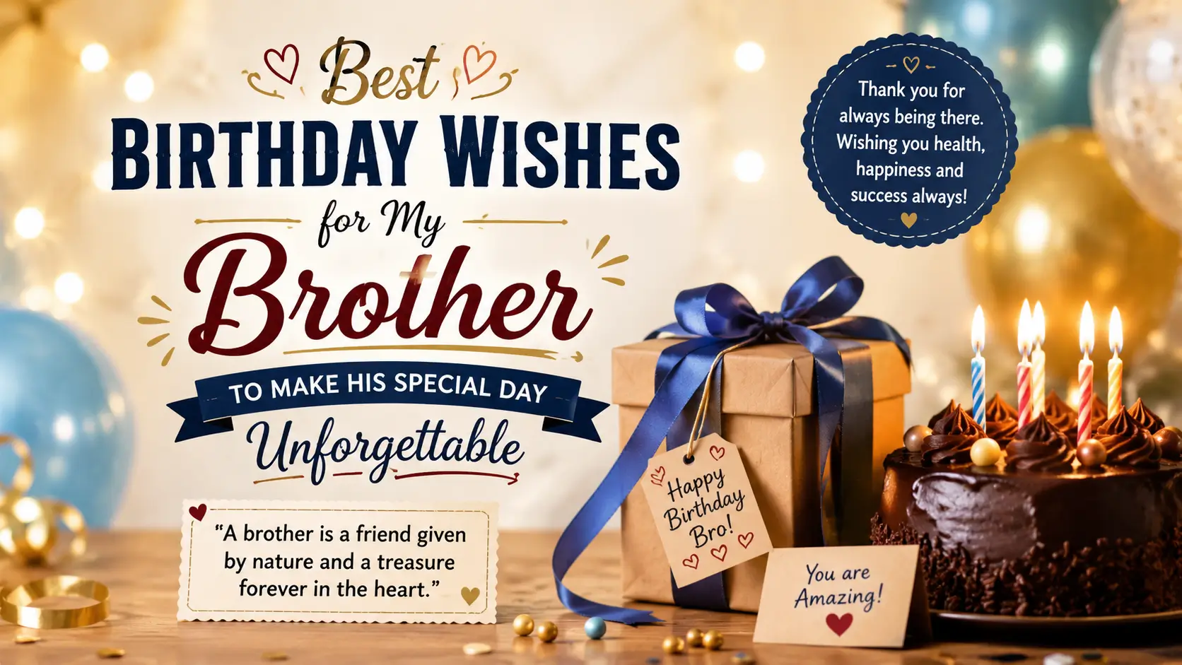best birthday wishes for my brother