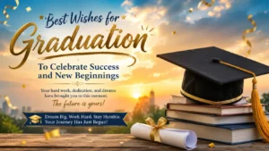 best wishes for graduation