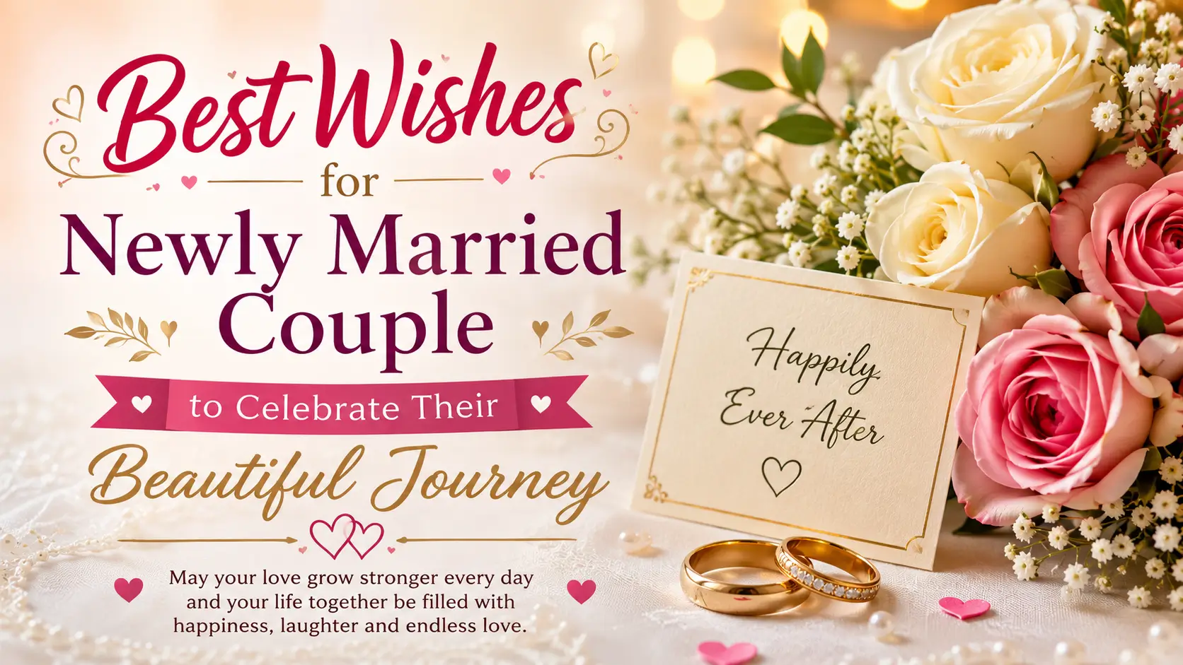 best wishes for newly married couple