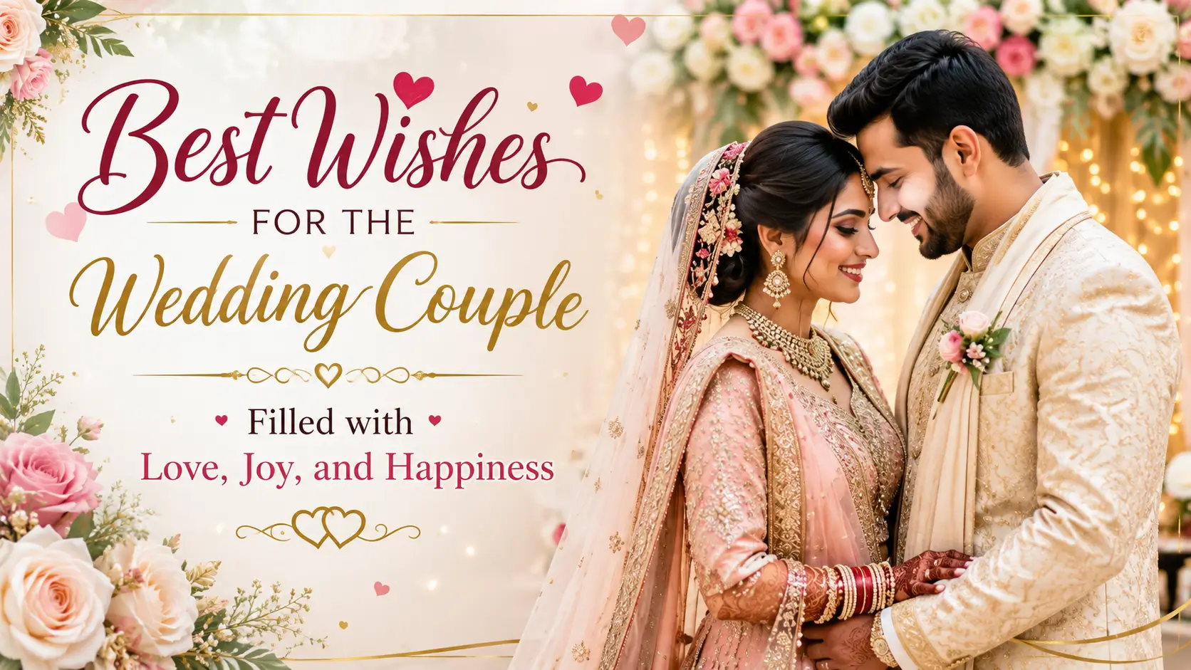 best wishes for the wedding couple