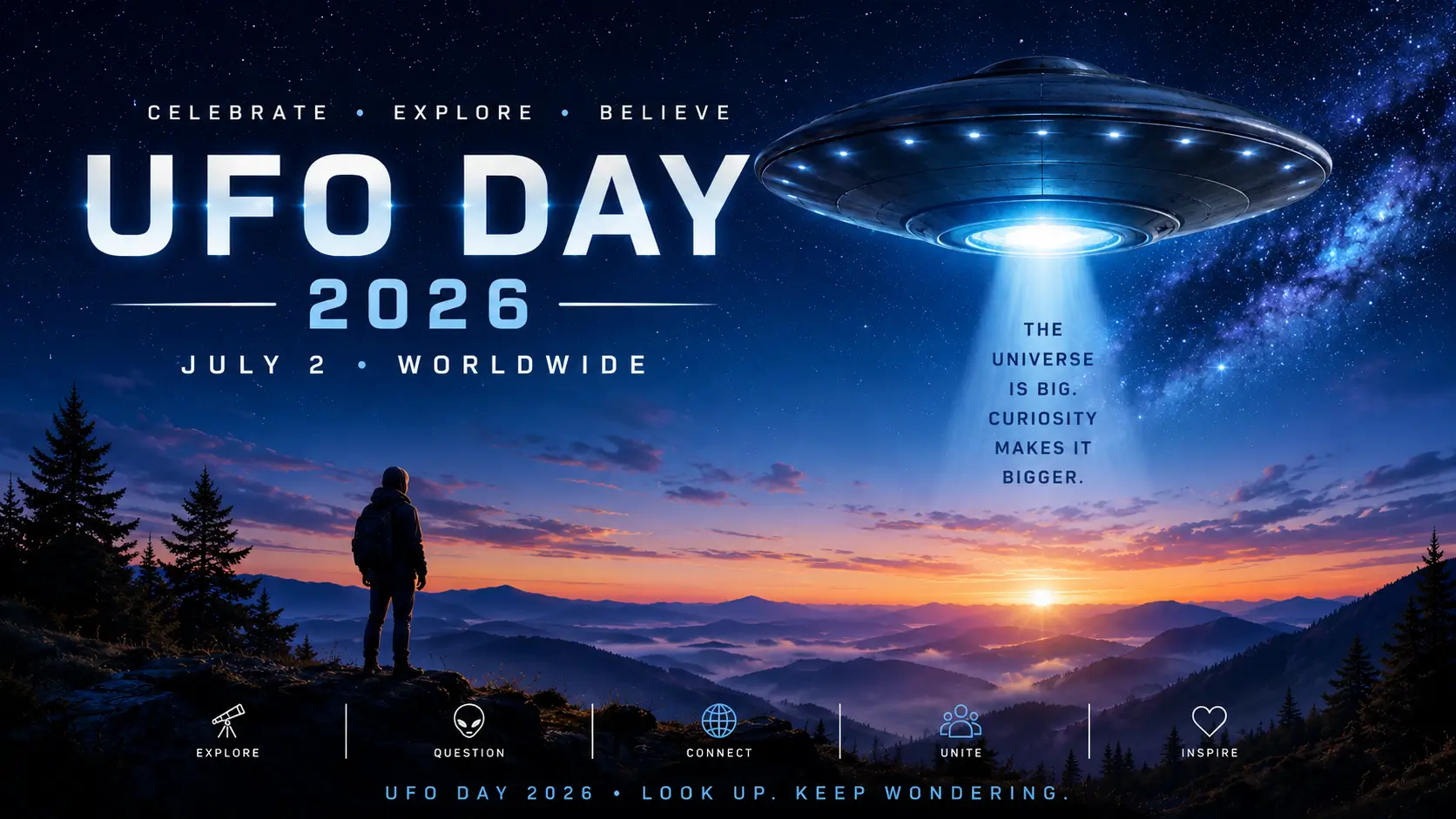 Celebration of World UFO Day 2026