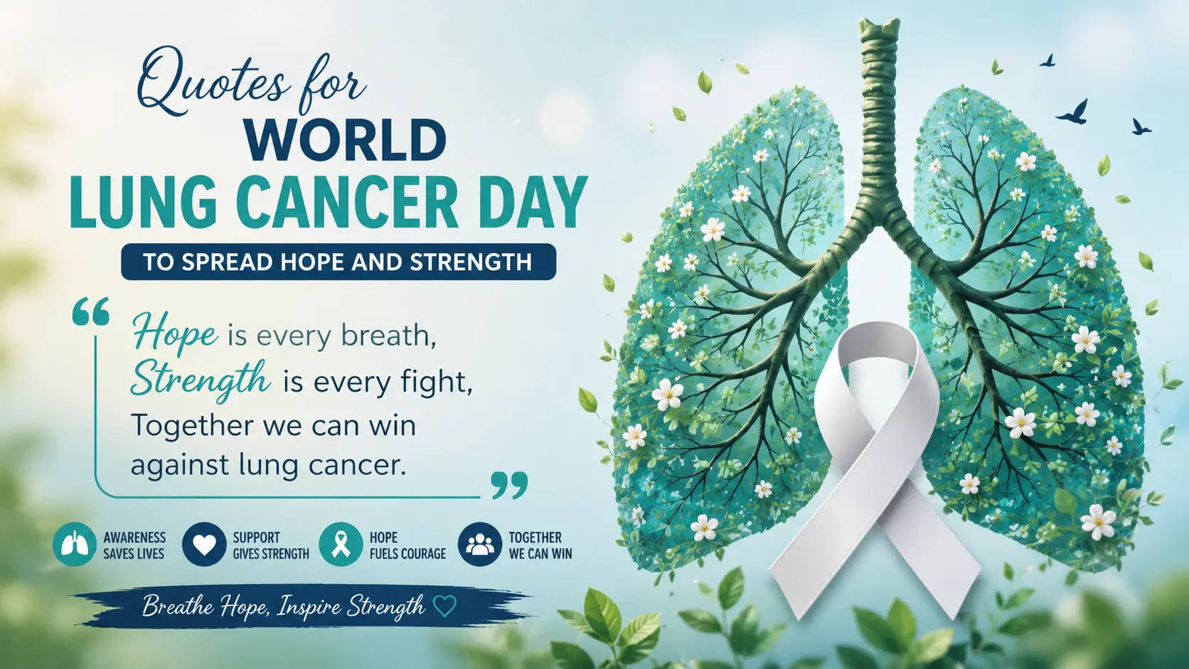 quotes for World Lung Cancer Day