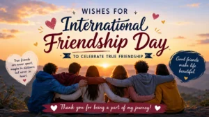 Wishes for International Friendship Day