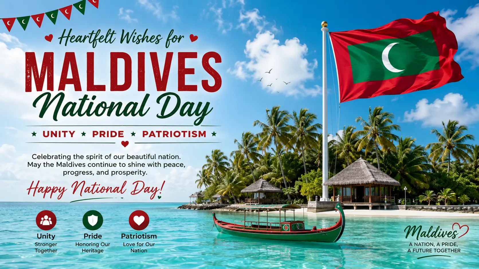 wishes for Maldives National Day