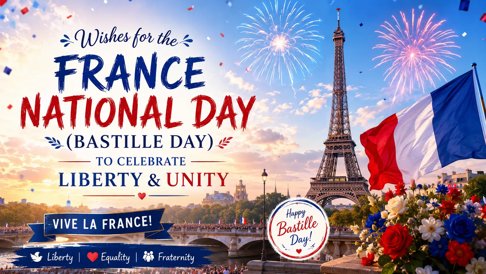 wishes for the France National Day