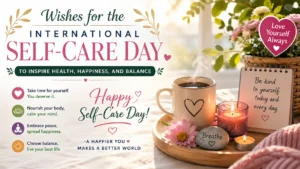 wishes for the International Self-Care Day