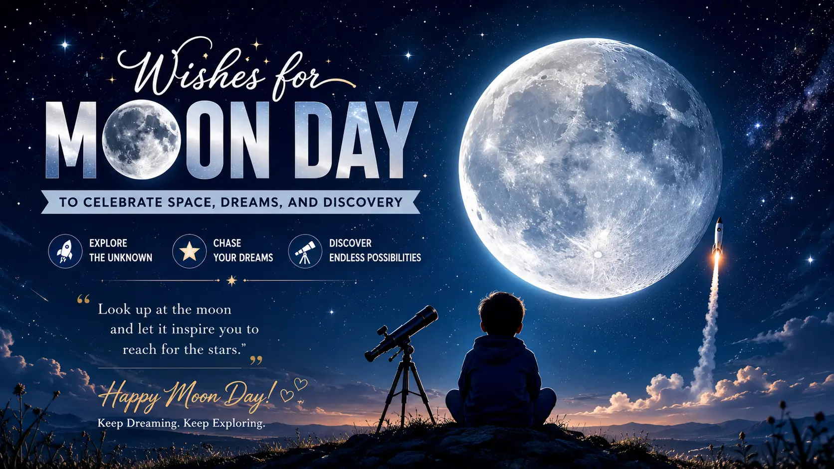 wishes for the Moon Day