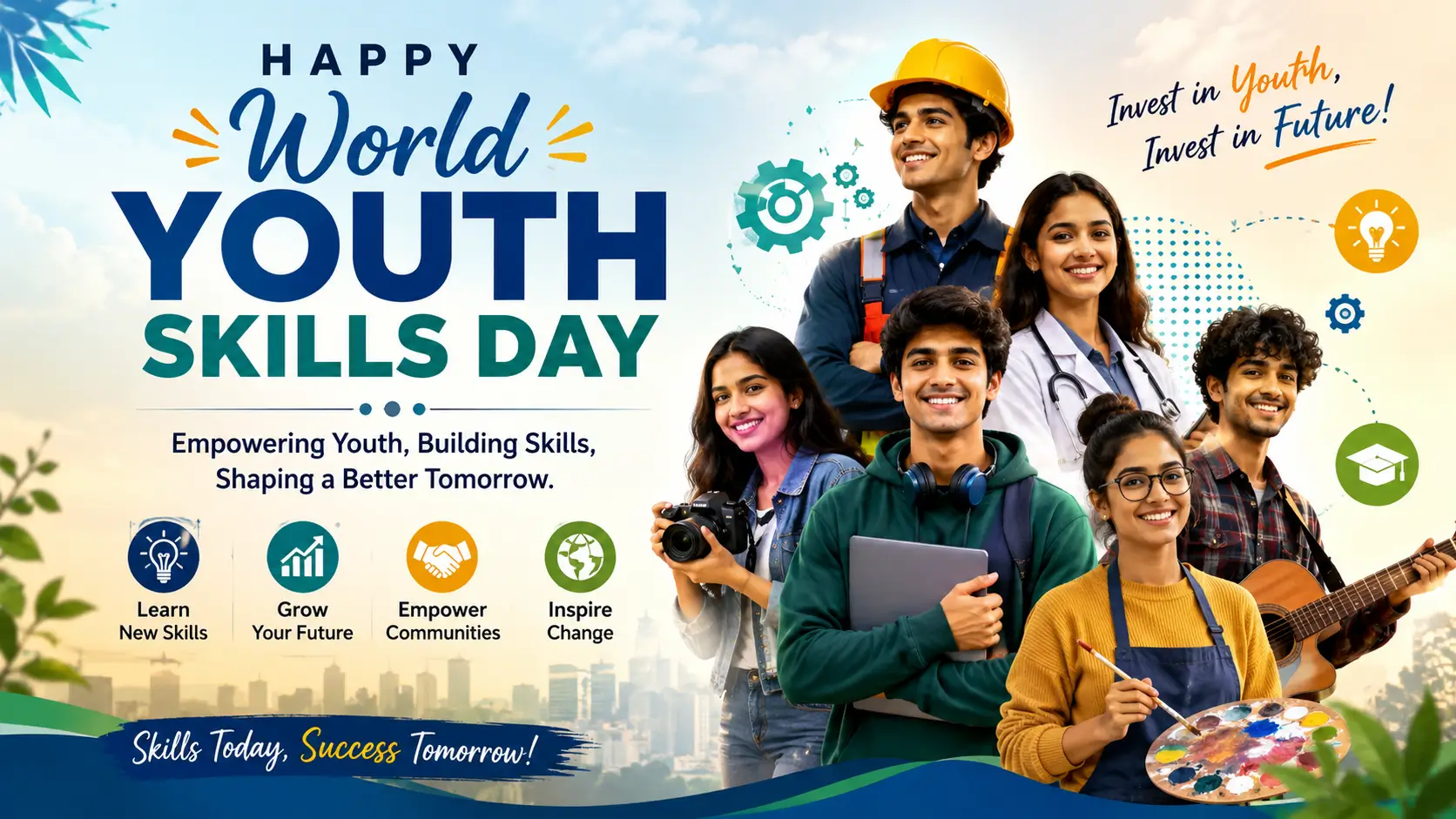 wishes for the World Youth Skills Day