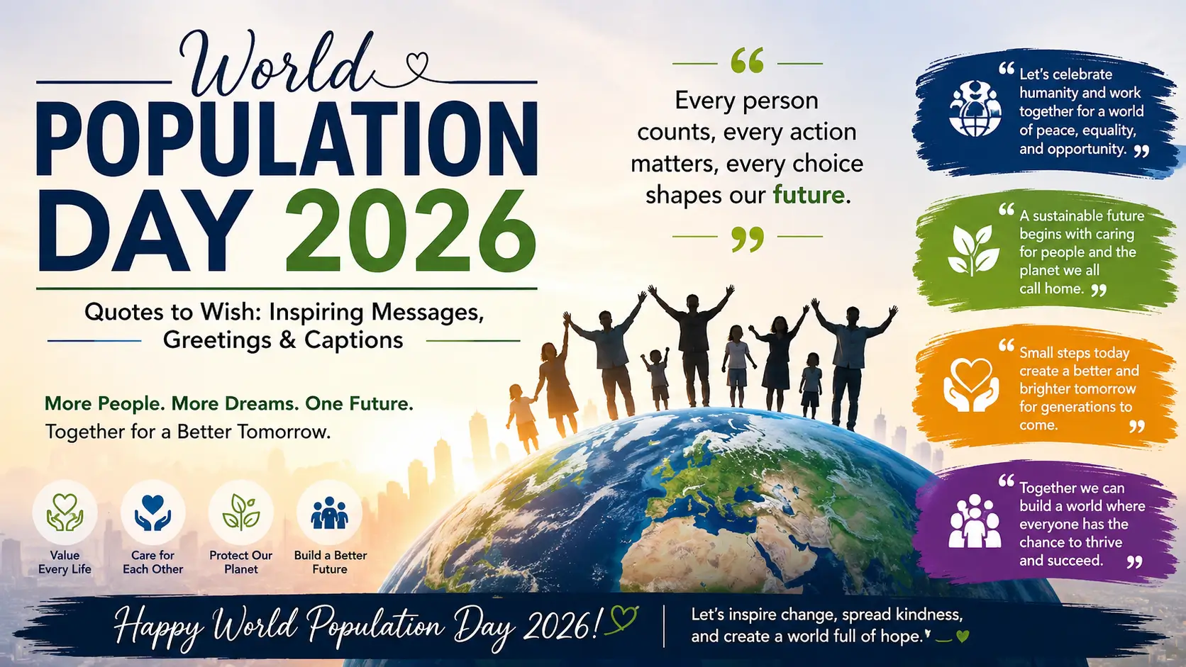 World population day 2026 quotes to wish