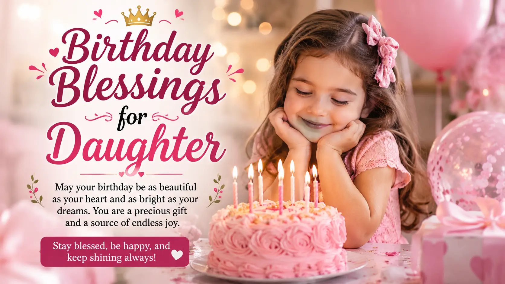 birthday blessings for daughter