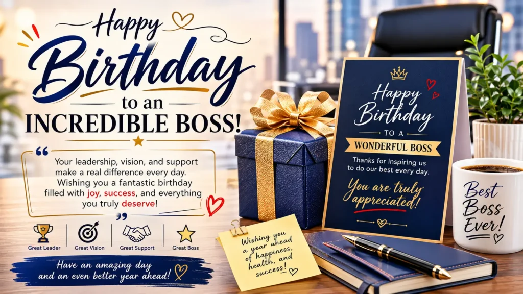Birthday Captions for Boss