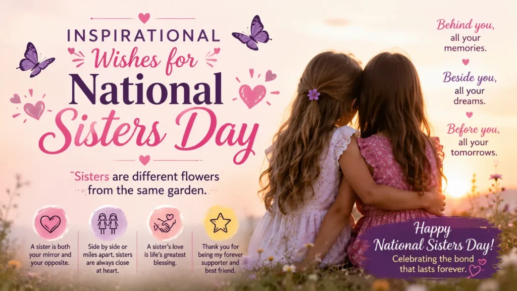 Inspirational Wishes for National Sisters Day