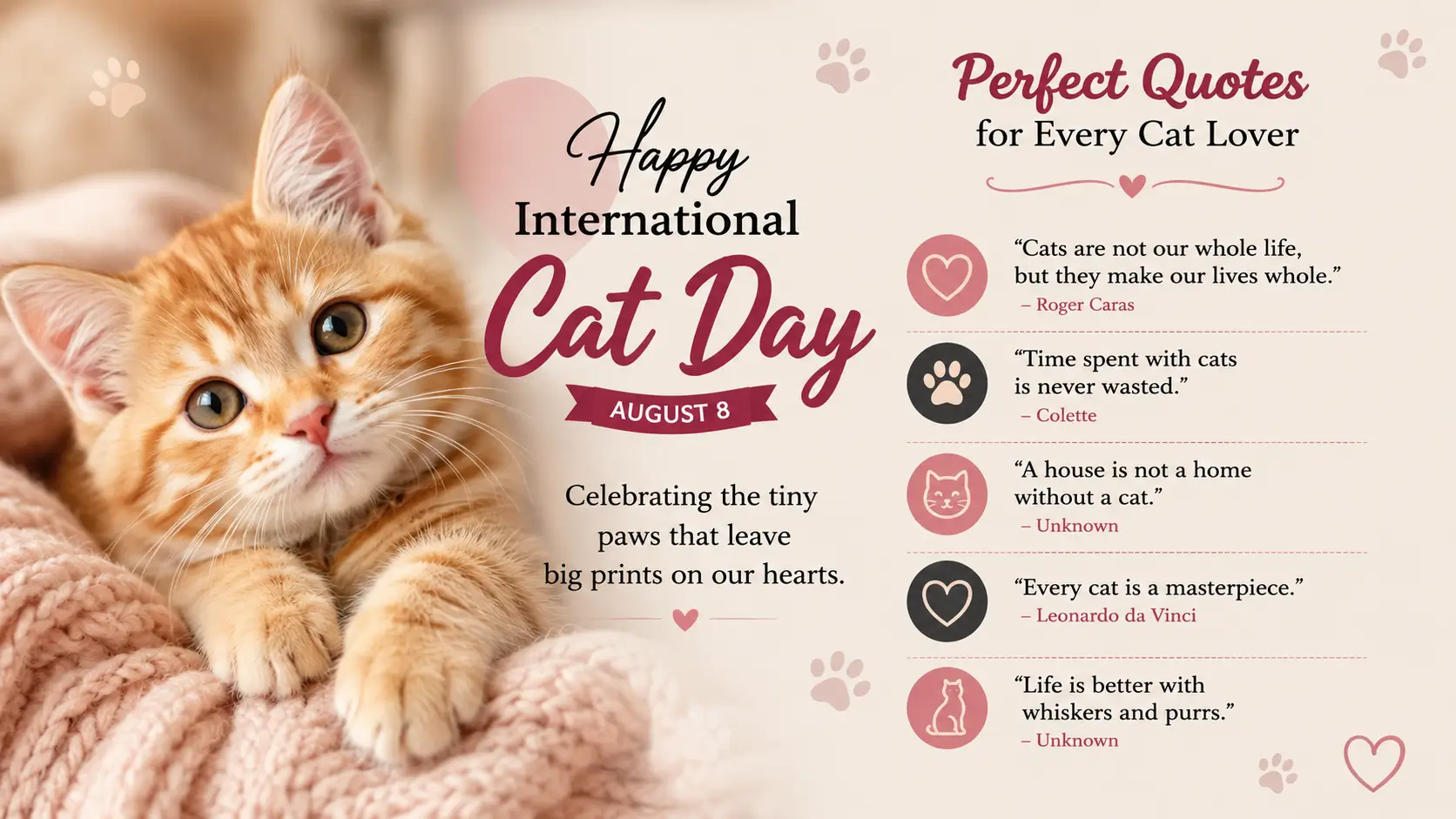 International Cat Day Quotes